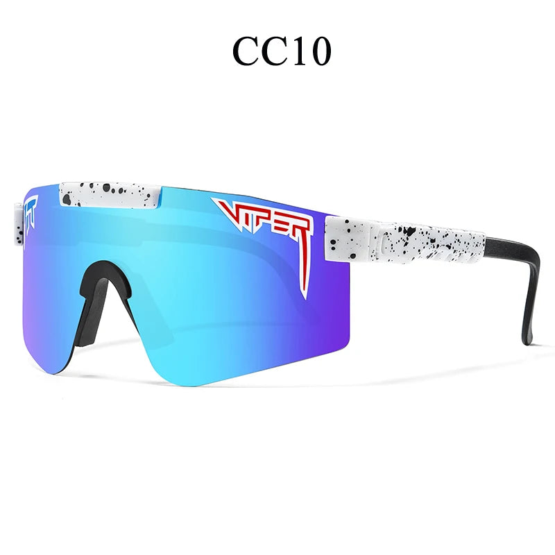 Pit Viper Style Sport Sunglasses - UV400 Protection for Cycling, Hiking & Outdoor Activities