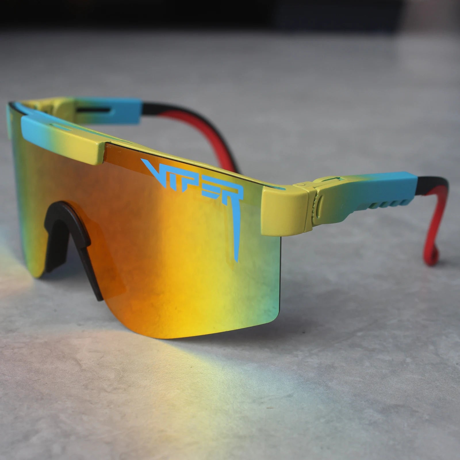Pit Viper Style Sport Sunglasses - UV400 Protection for Cycling, Hiking & Outdoor Activities