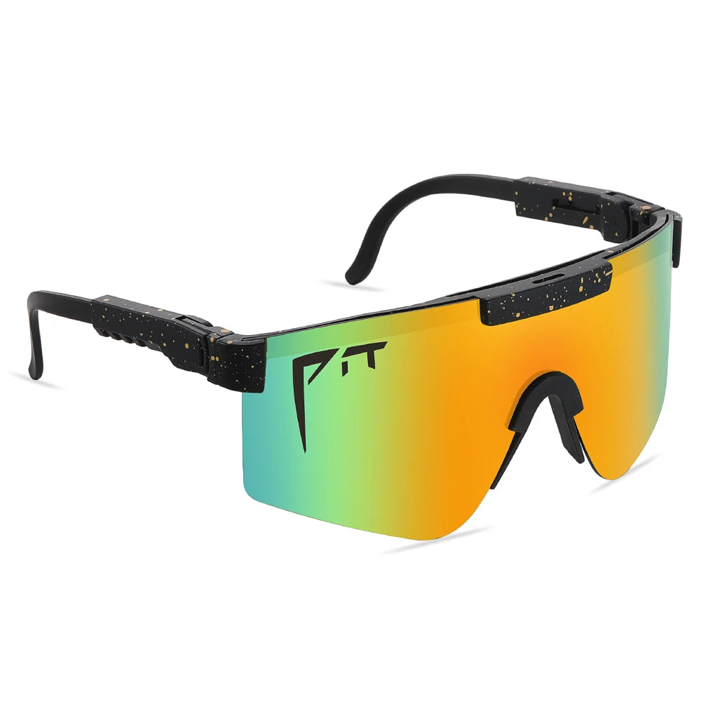 Pit Viper Style Sport Sunglasses - UV400 Protection for Cycling, Hiking & Outdoor Activities