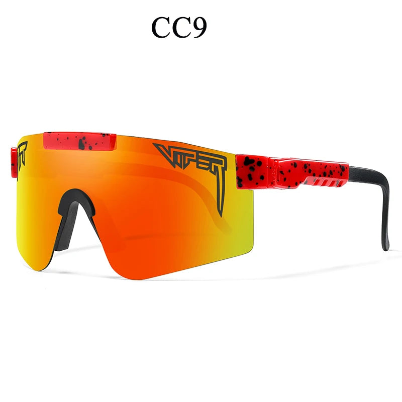 Pit Viper Style Sport Sunglasses - UV400 Protection for Cycling, Hiking & Outdoor Activities