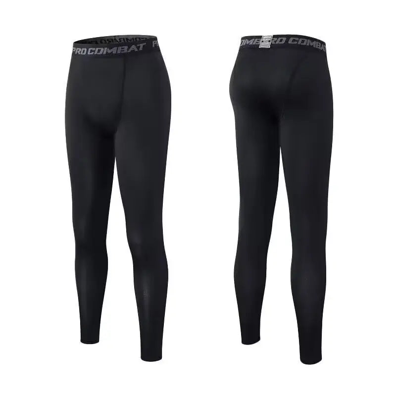 Men's Compression Pants - Cool Dry Athletic Tights for Running & Gym