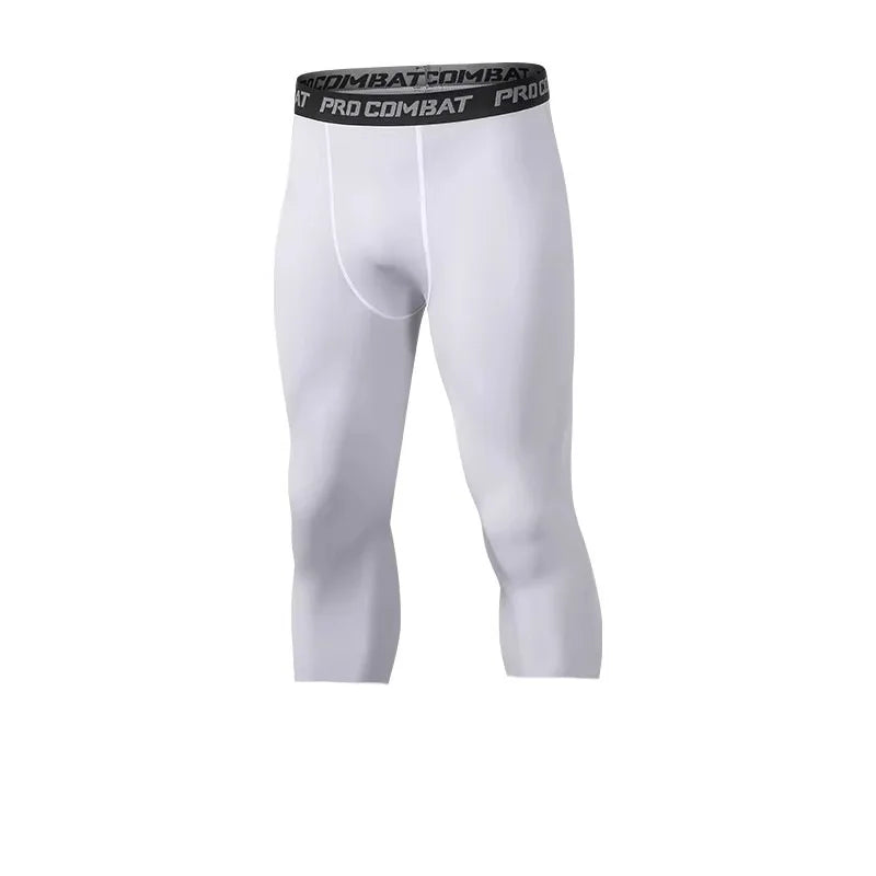 Men's Compression Pants - Cool Dry Athletic Tights for Running & Gym