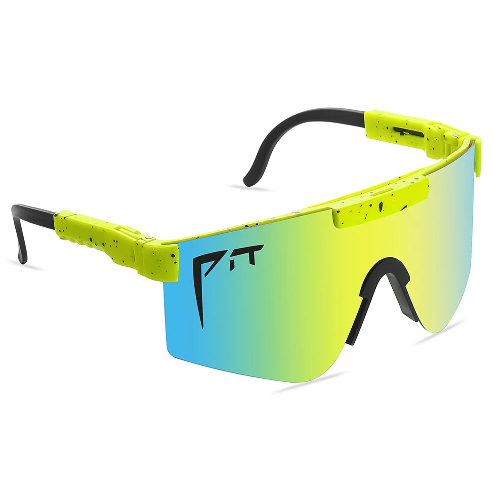 Pit Viper Style Sport Sunglasses - UV400 Protection for Cycling, Hiking & Outdoor Activities