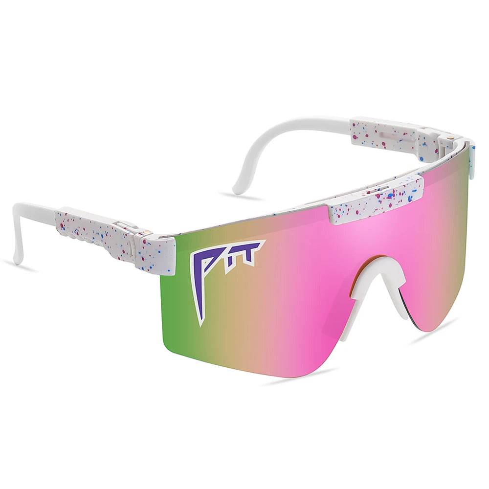 Pit Viper Style Sport Sunglasses - UV400 Protection for Cycling, Hiking & Outdoor Activities