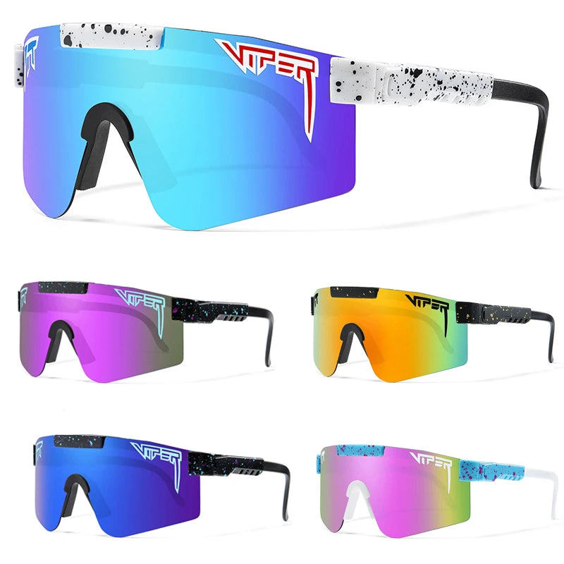 Pit Viper Style Sport Sunglasses - UV400 Protection for Cycling, Hiking & Outdoor Activities