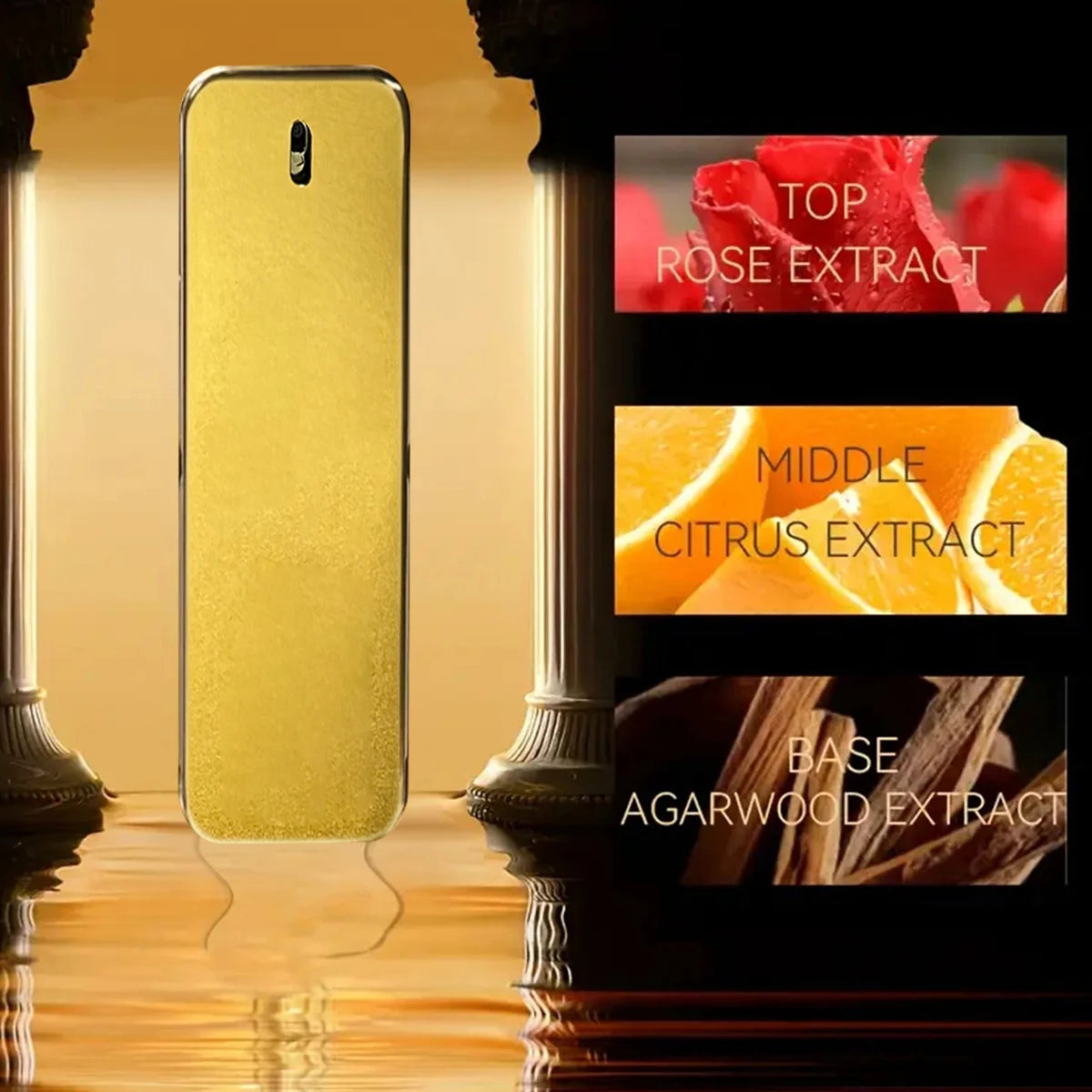 Pacoo Rabannee Million Men's Perfume 3.4oz/100ml.Long-lasting fragrance,suitable for daily use,dates,dinners,work,as a gift