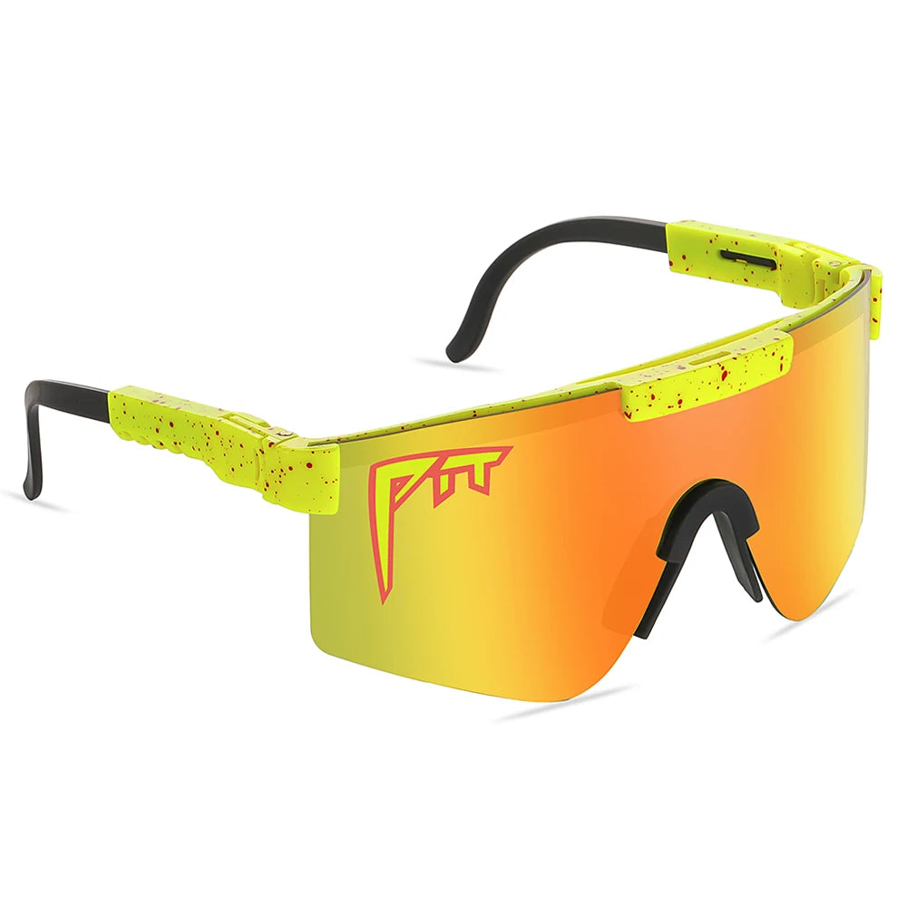 Pit Viper Style Sport Sunglasses - UV400 Protection for Cycling, Hiking & Outdoor Activities