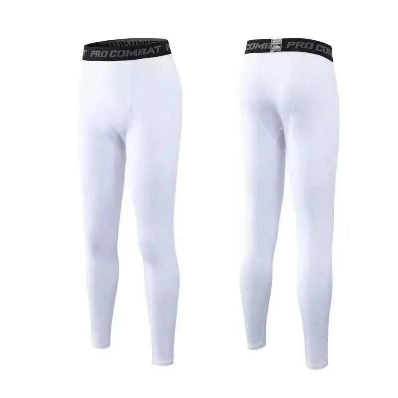 Men's Compression Pants - Cool Dry Athletic Tights for Running & Gym
