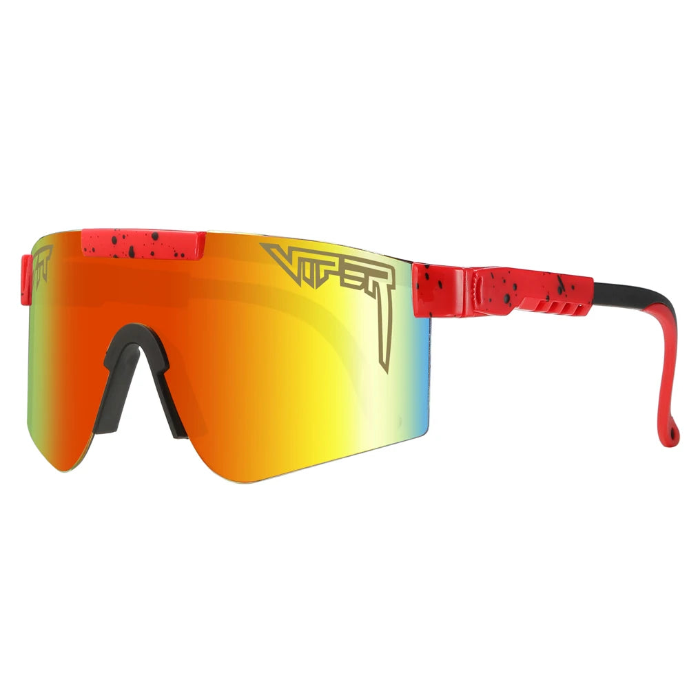 Pit Viper Style Sport Sunglasses - UV400 Protection for Cycling, Hiking & Outdoor Activities