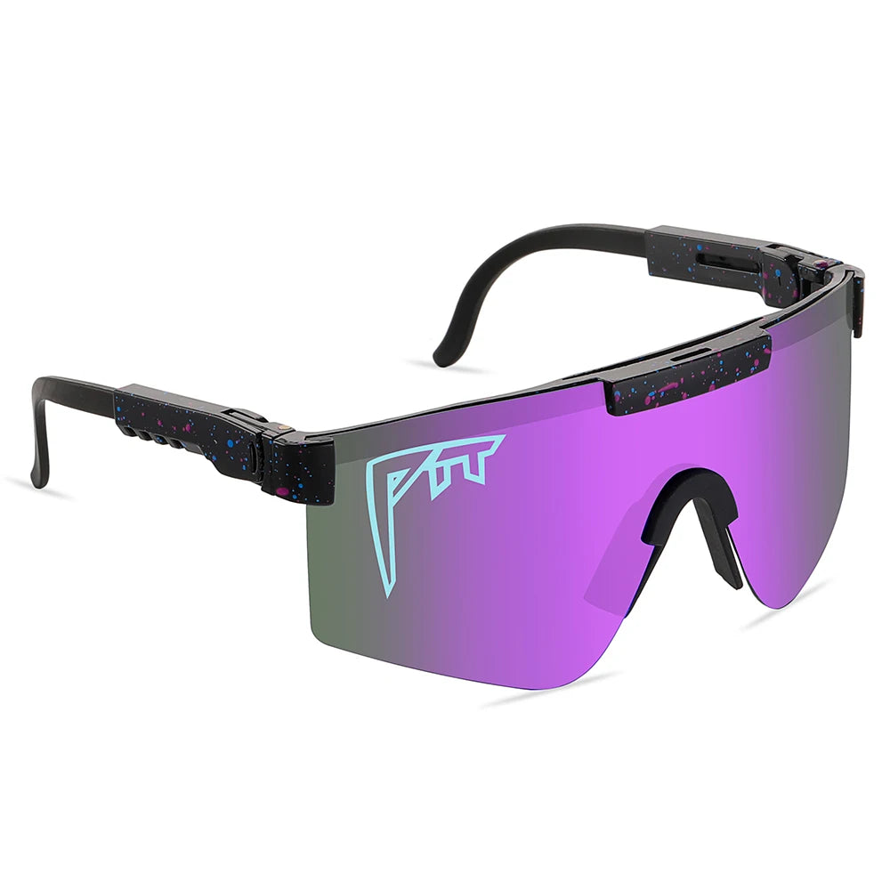 Pit Viper Style Sport Sunglasses - UV400 Protection for Cycling, Hiking & Outdoor Activities