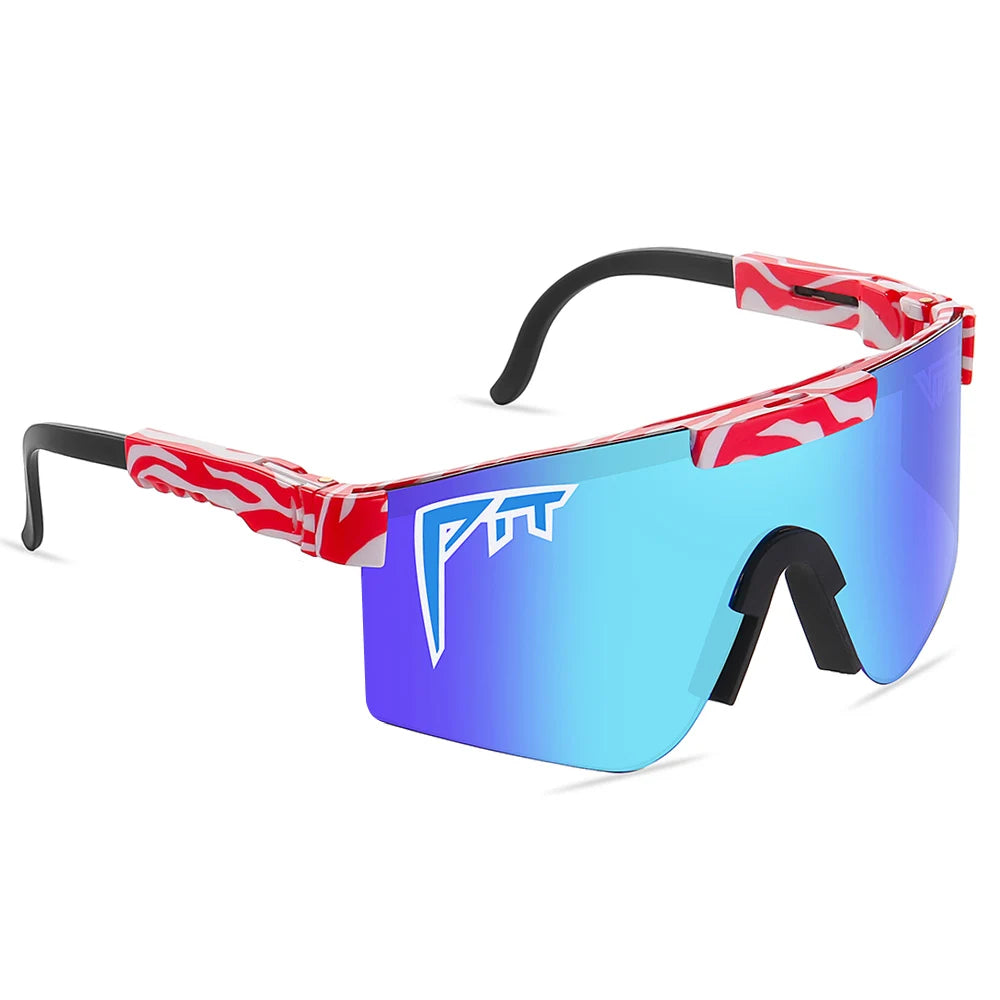 Pit Viper Style Sport Sunglasses - UV400 Protection for Cycling, Hiking & Outdoor Activities