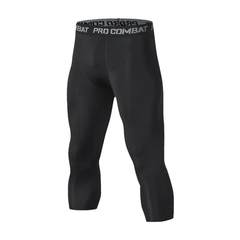 Men's Compression Pants - Cool Dry Athletic Tights for Running & Gym