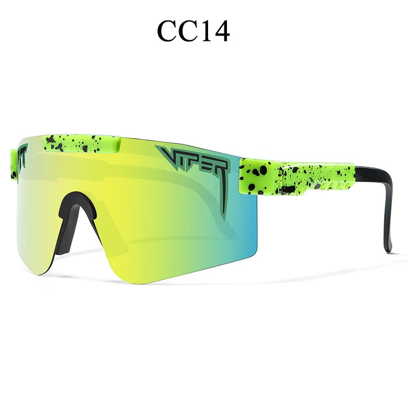 Pit Viper Style Sport Sunglasses - UV400 Protection for Cycling, Hiking & Outdoor Activities