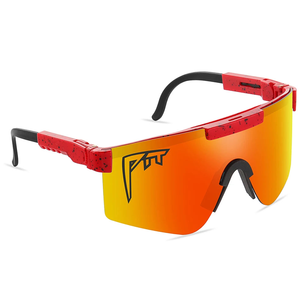 Pit Viper Style Sport Sunglasses - UV400 Protection for Cycling, Hiking & Outdoor Activities