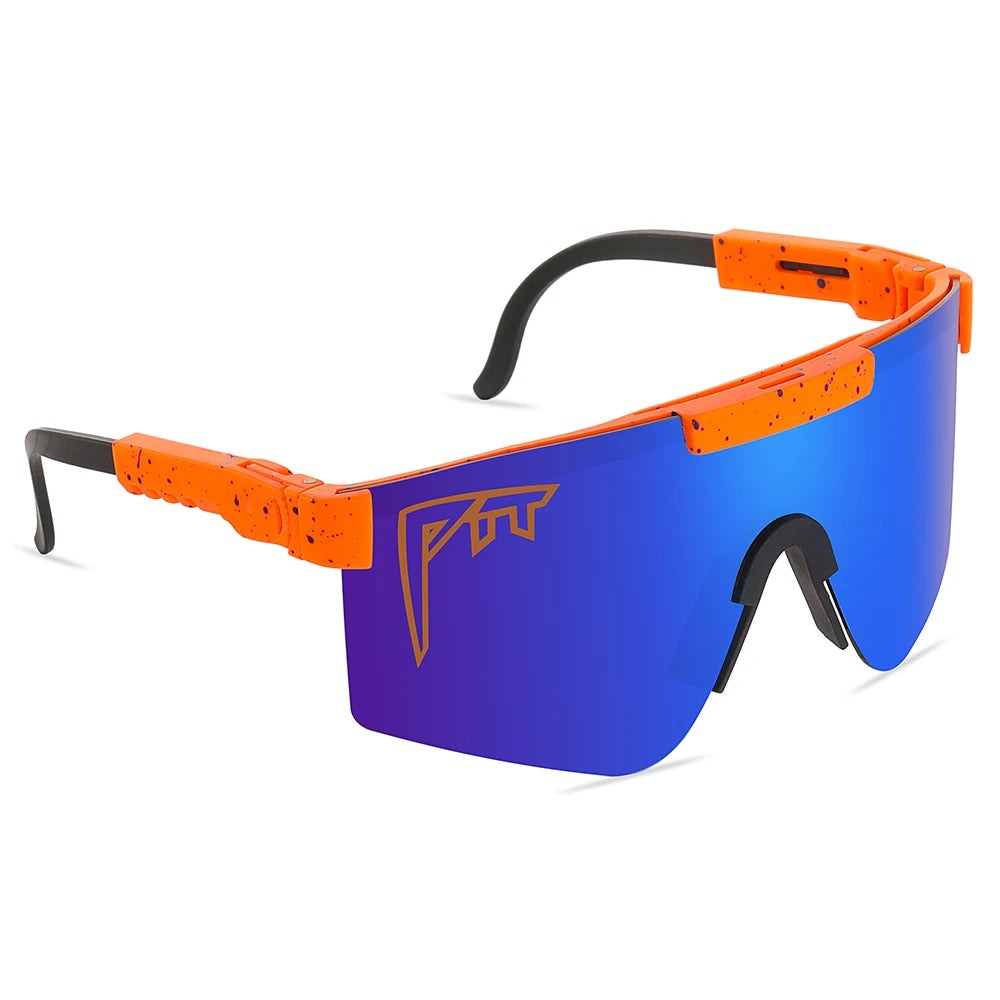 Pit Viper Style Sport Sunglasses - UV400 Protection for Cycling, Hiking & Outdoor Activities