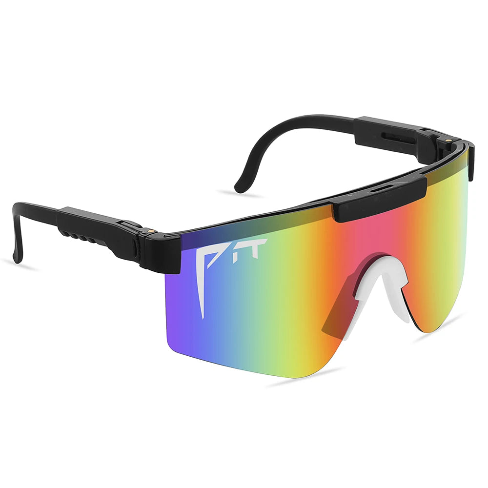 Pit Viper Style Sport Sunglasses - UV400 Protection for Cycling, Hiking & Outdoor Activities