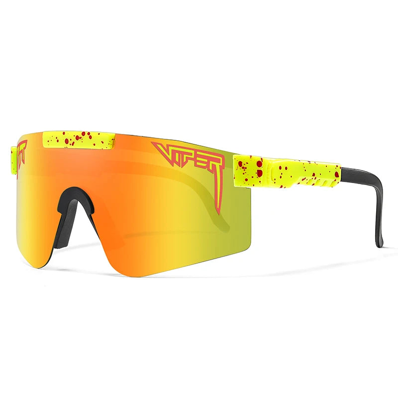 Pit Viper Style Sport Sunglasses - UV400 Protection for Cycling, Hiking & Outdoor Activities