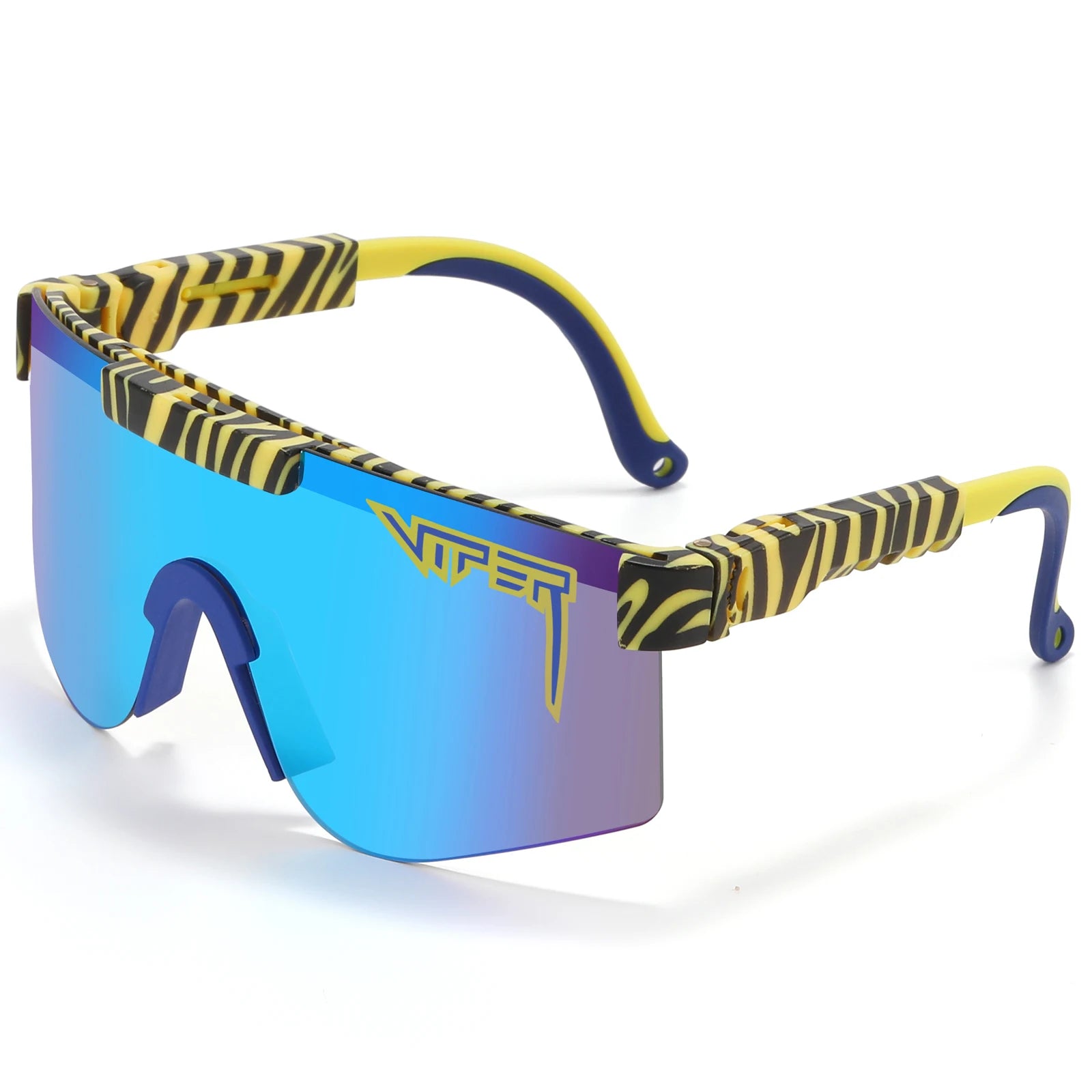 Pit Viper Style Sport Sunglasses - UV400 Protection for Cycling, Hiking & Outdoor Activities
