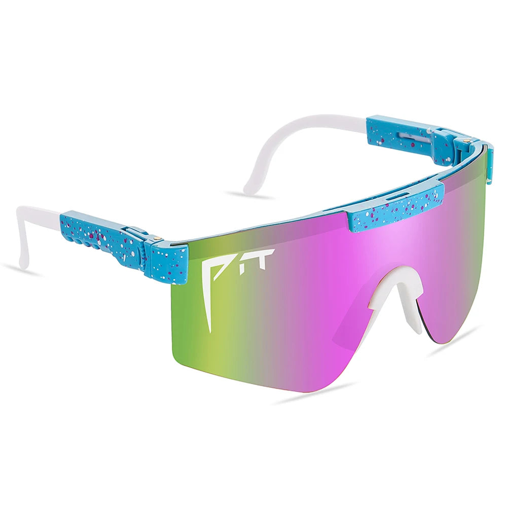Pit Viper Style Sport Sunglasses - UV400 Protection for Cycling, Hiking & Outdoor Activities