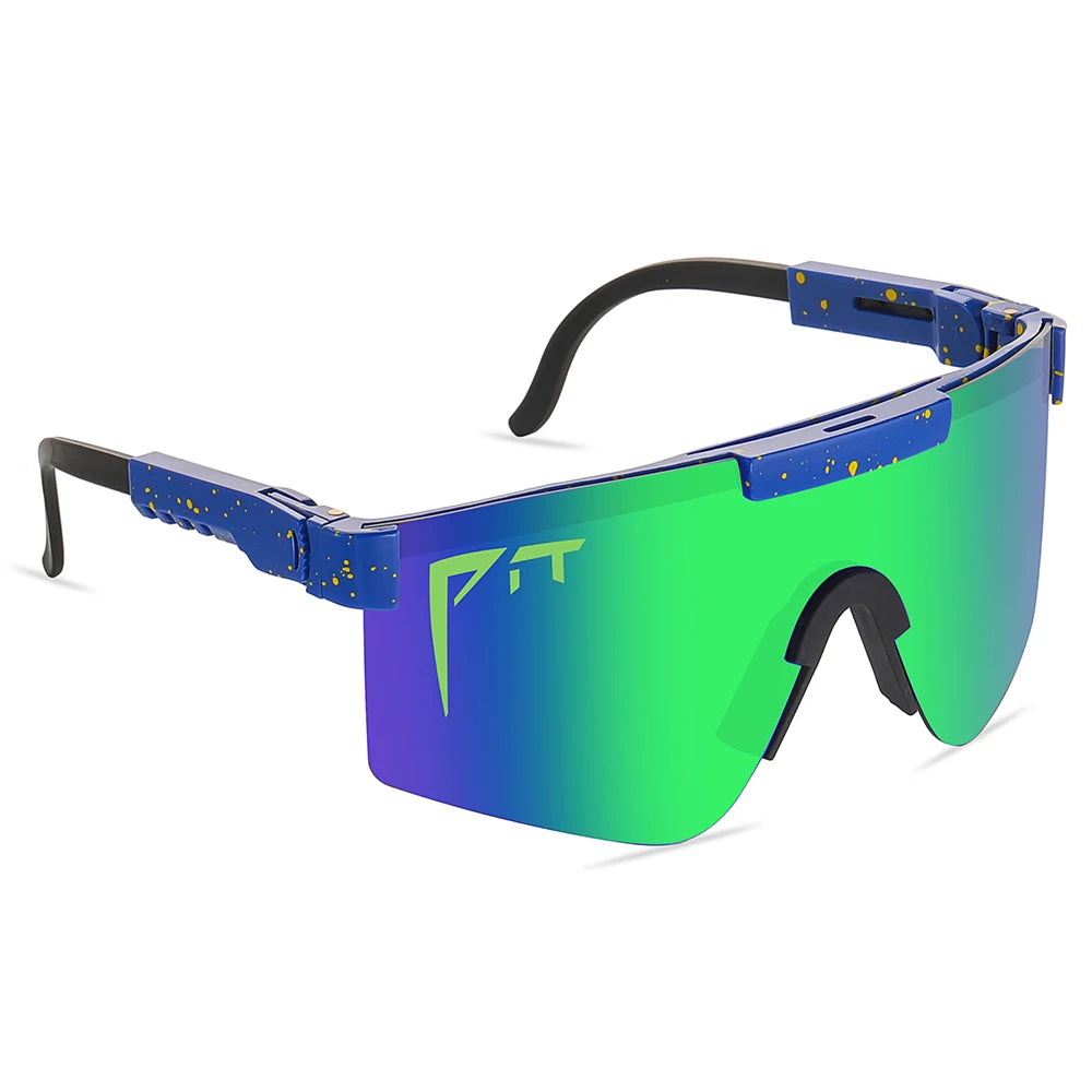 Pit Viper Style Sport Sunglasses - UV400 Protection for Cycling, Hiking & Outdoor Activities
