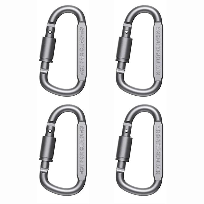 4-6PCS Carabiner Set For Key Camping Survival EDC Outdoor Keychain Clip Alloy Aluminum Tactical Caribiner Hook Karabiners