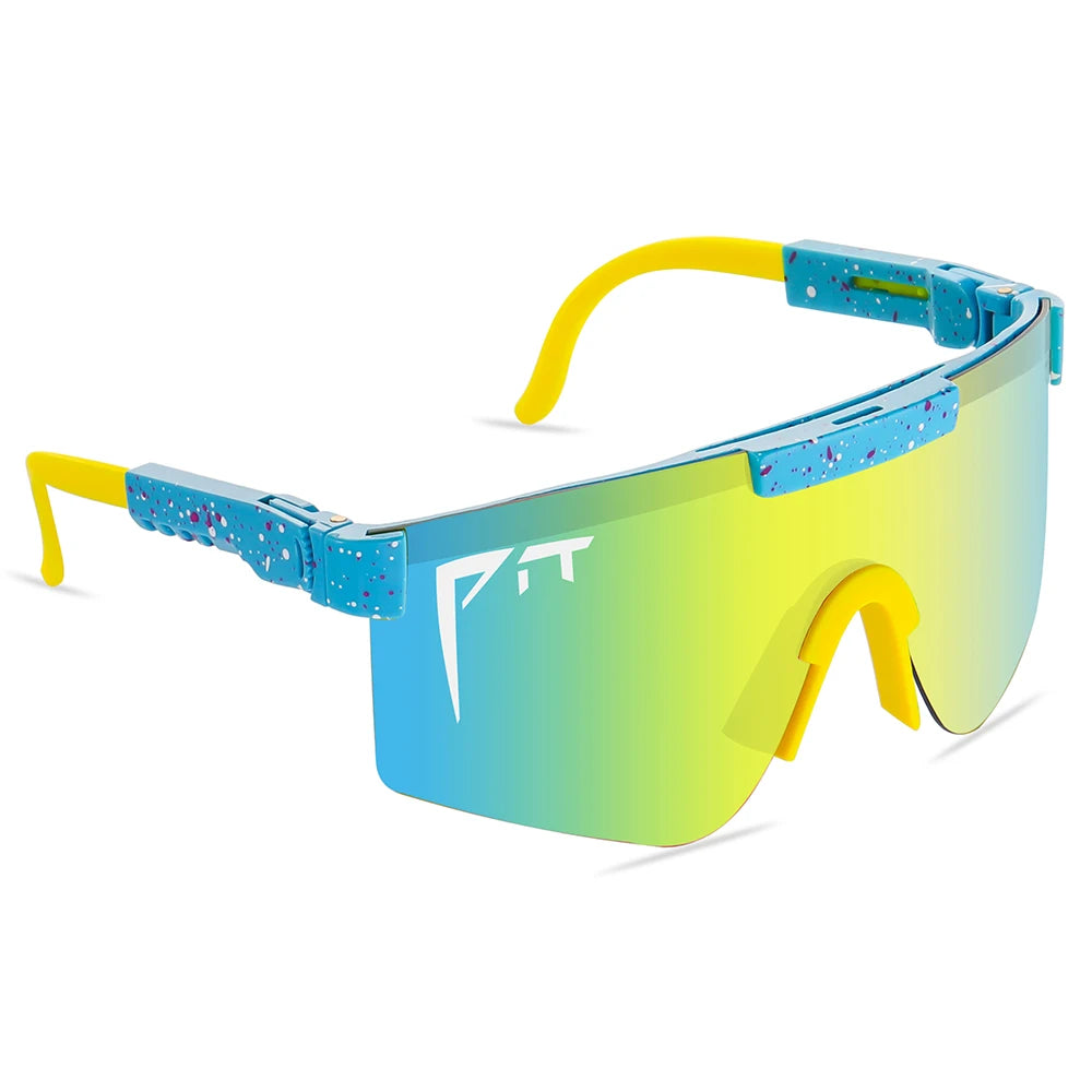 Pit Viper Style Sport Sunglasses - UV400 Protection for Cycling, Hiking & Outdoor Activities